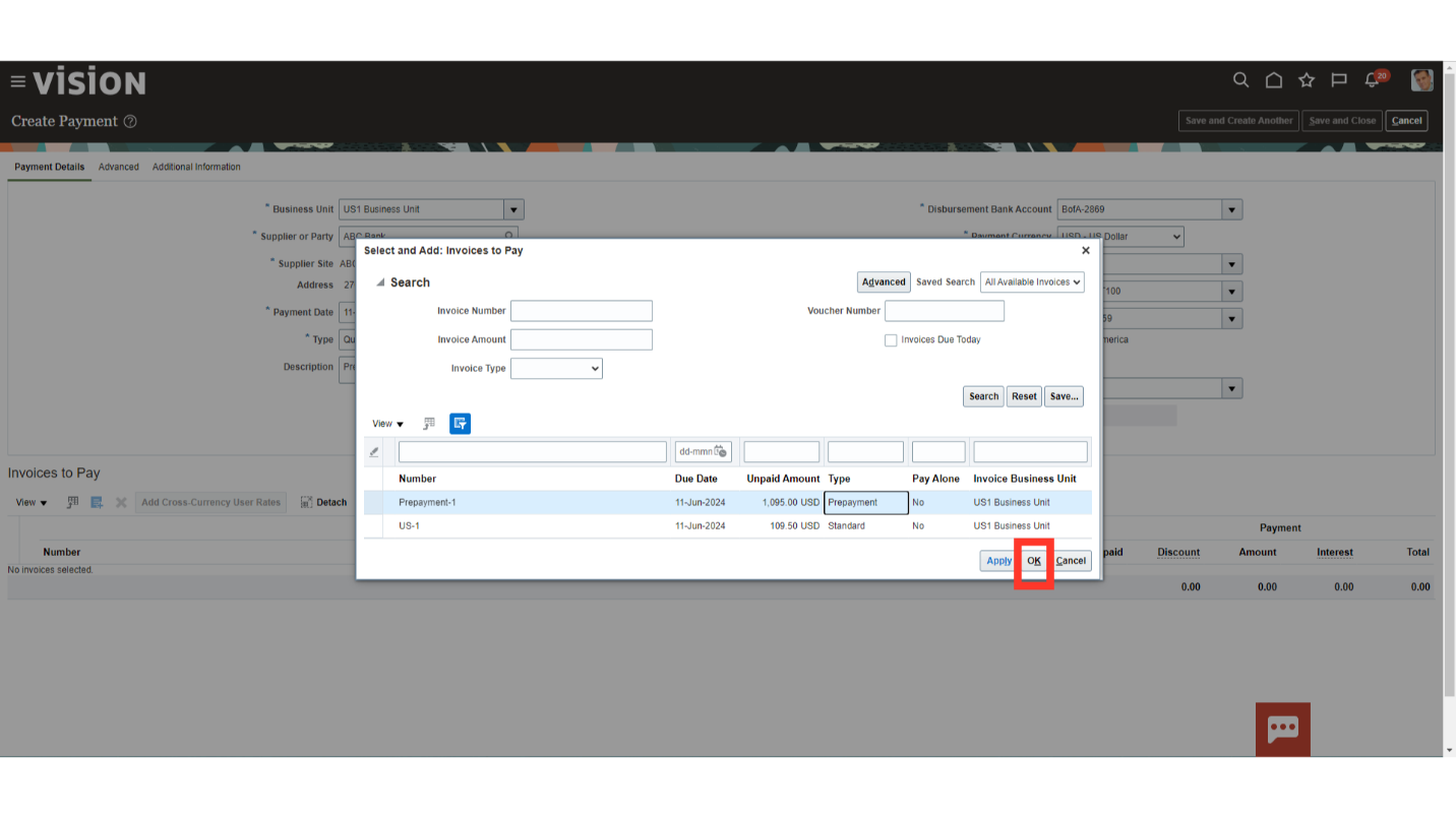 Create Payment