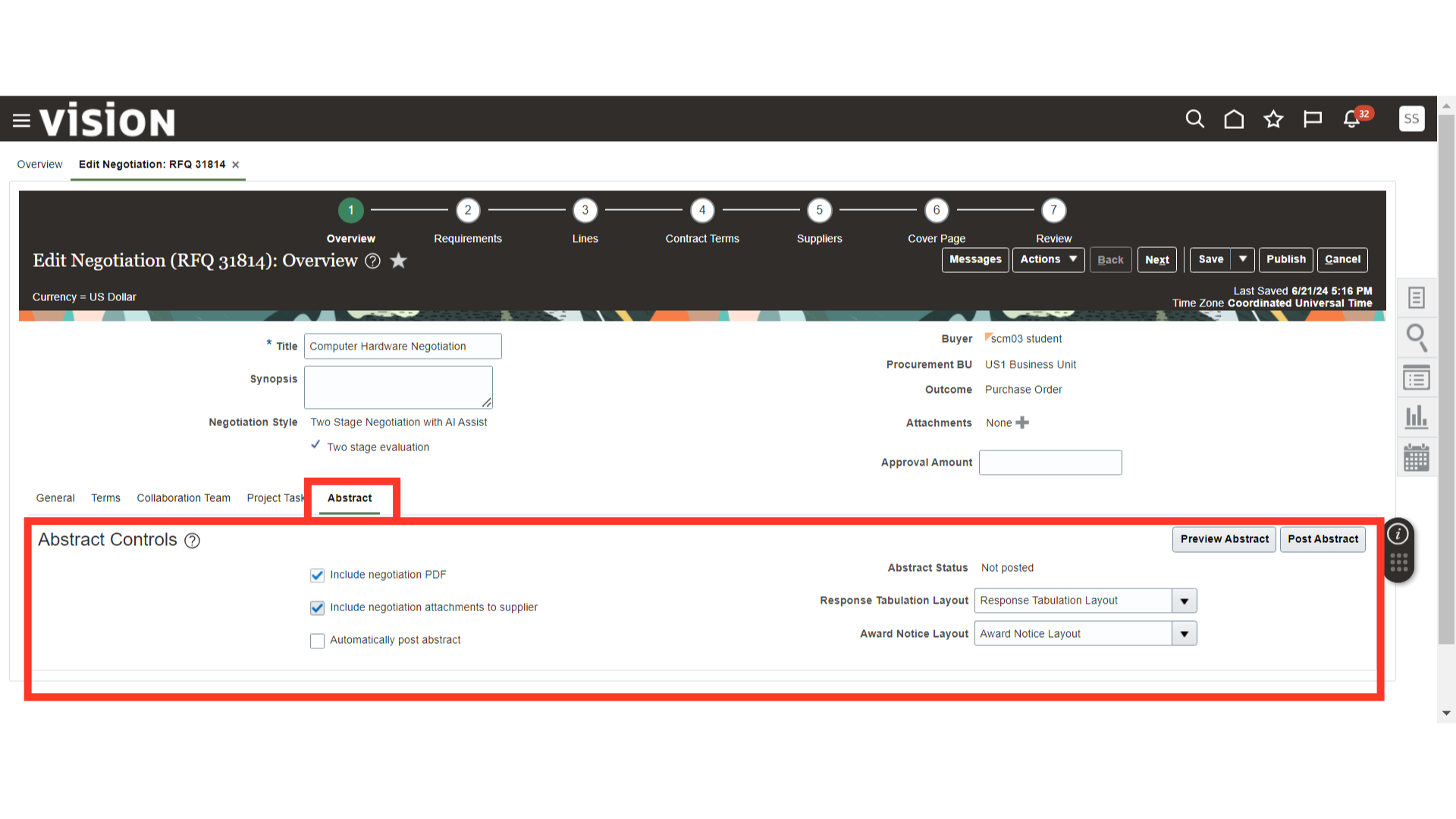 Click 'Include negotiation attachments to supplier'