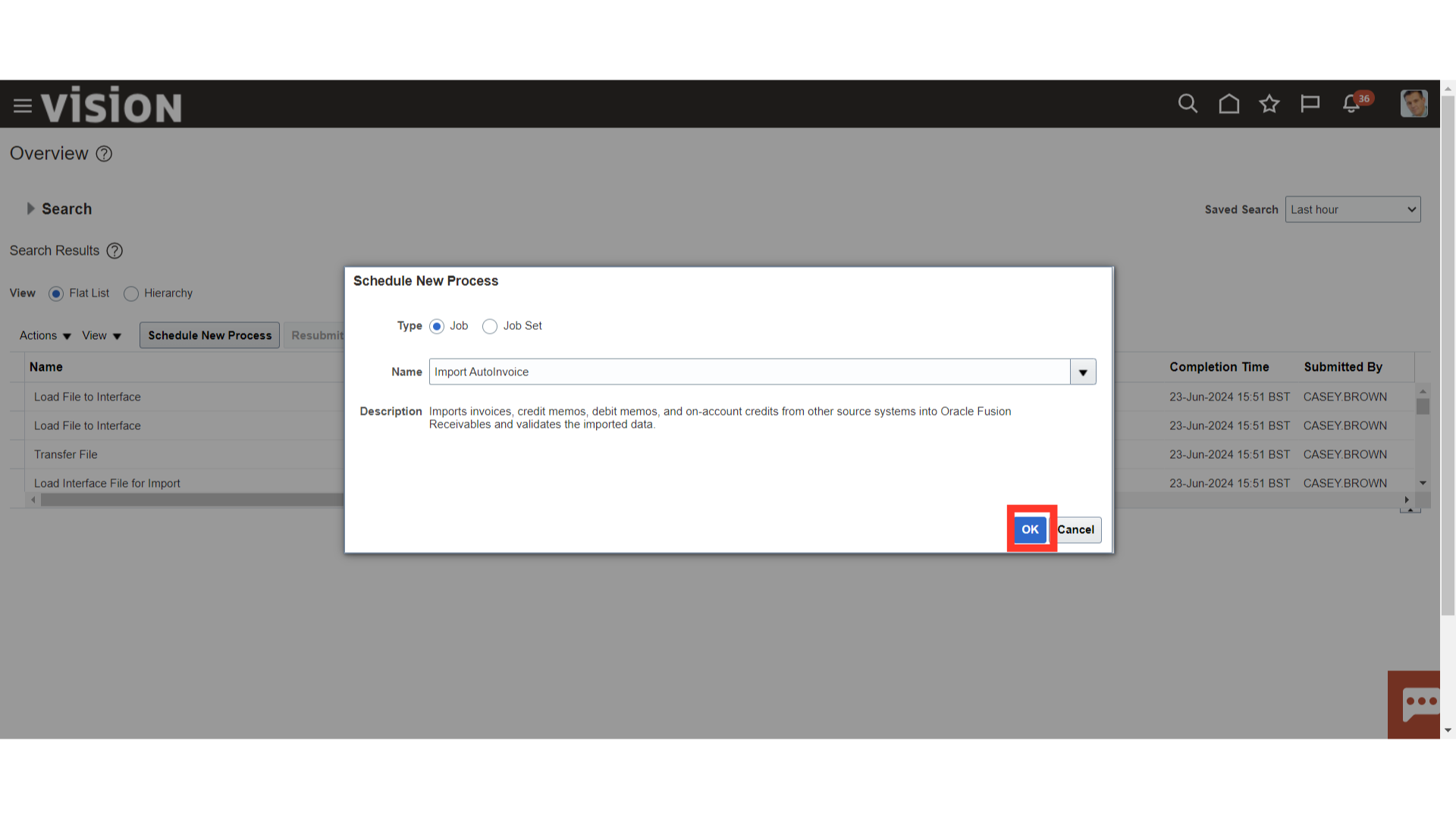 Click 'OK'
