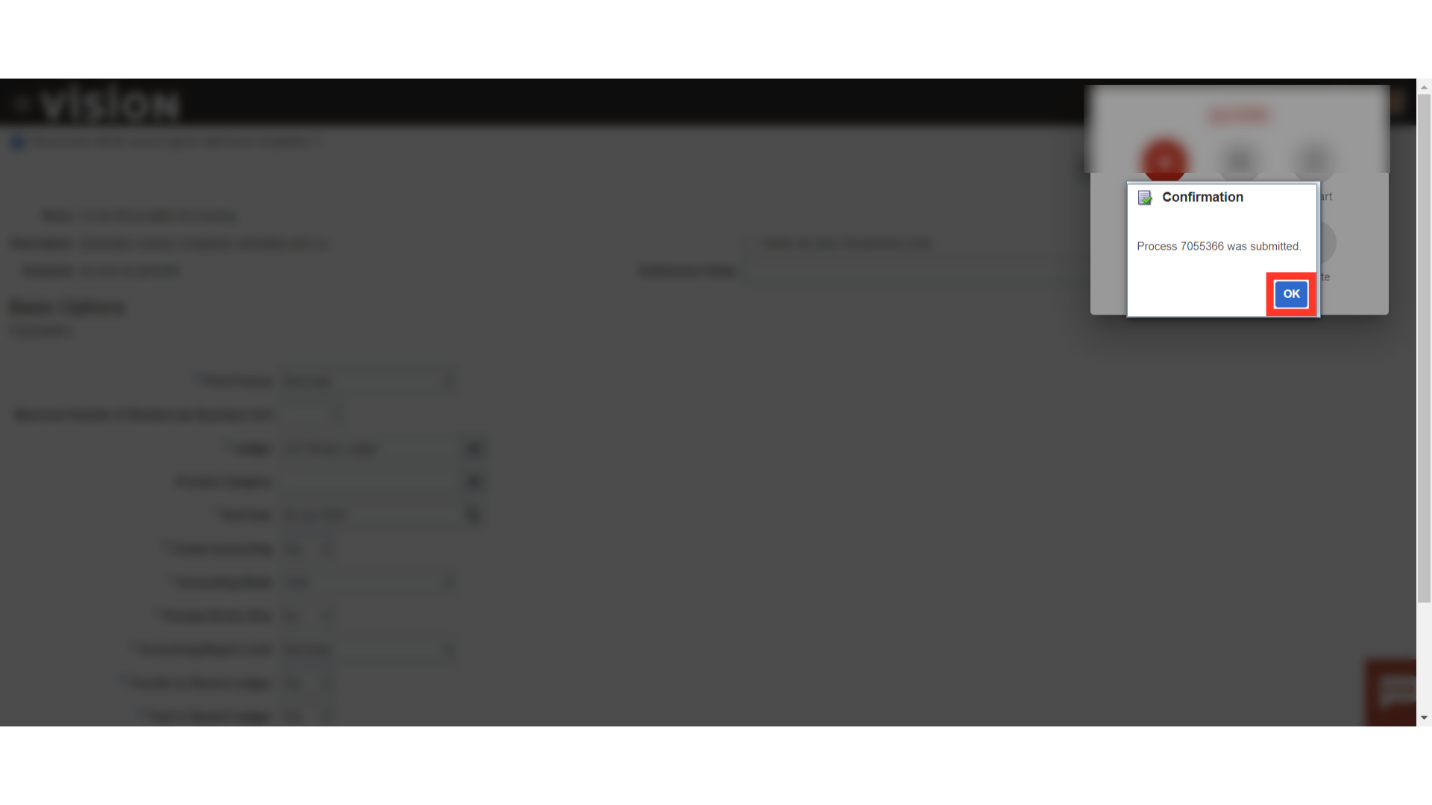 Confirmation Message