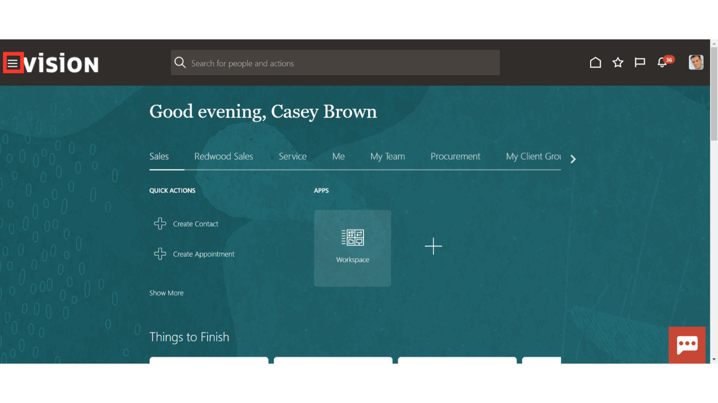 Navigate to Cash Management
