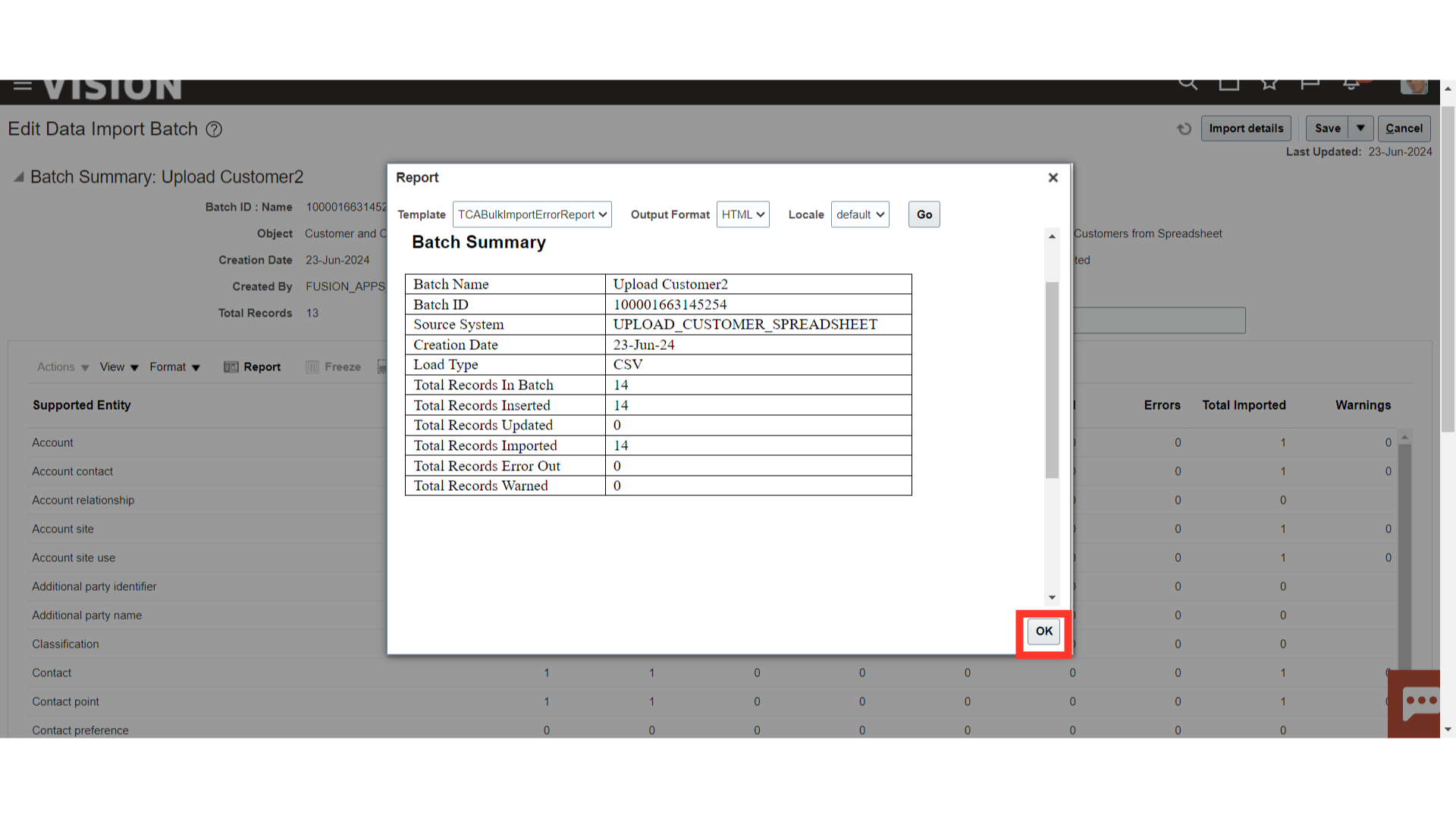 Report Output