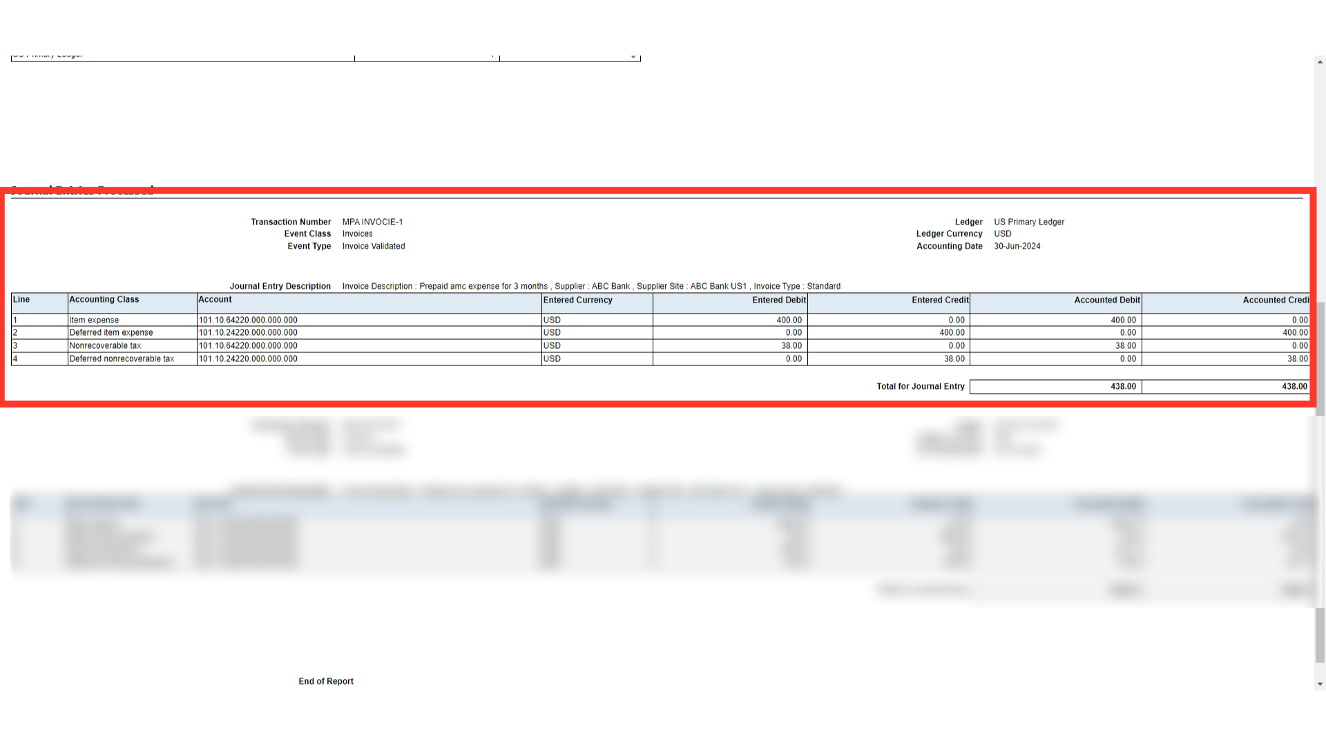 Create Multiperiod Accounting