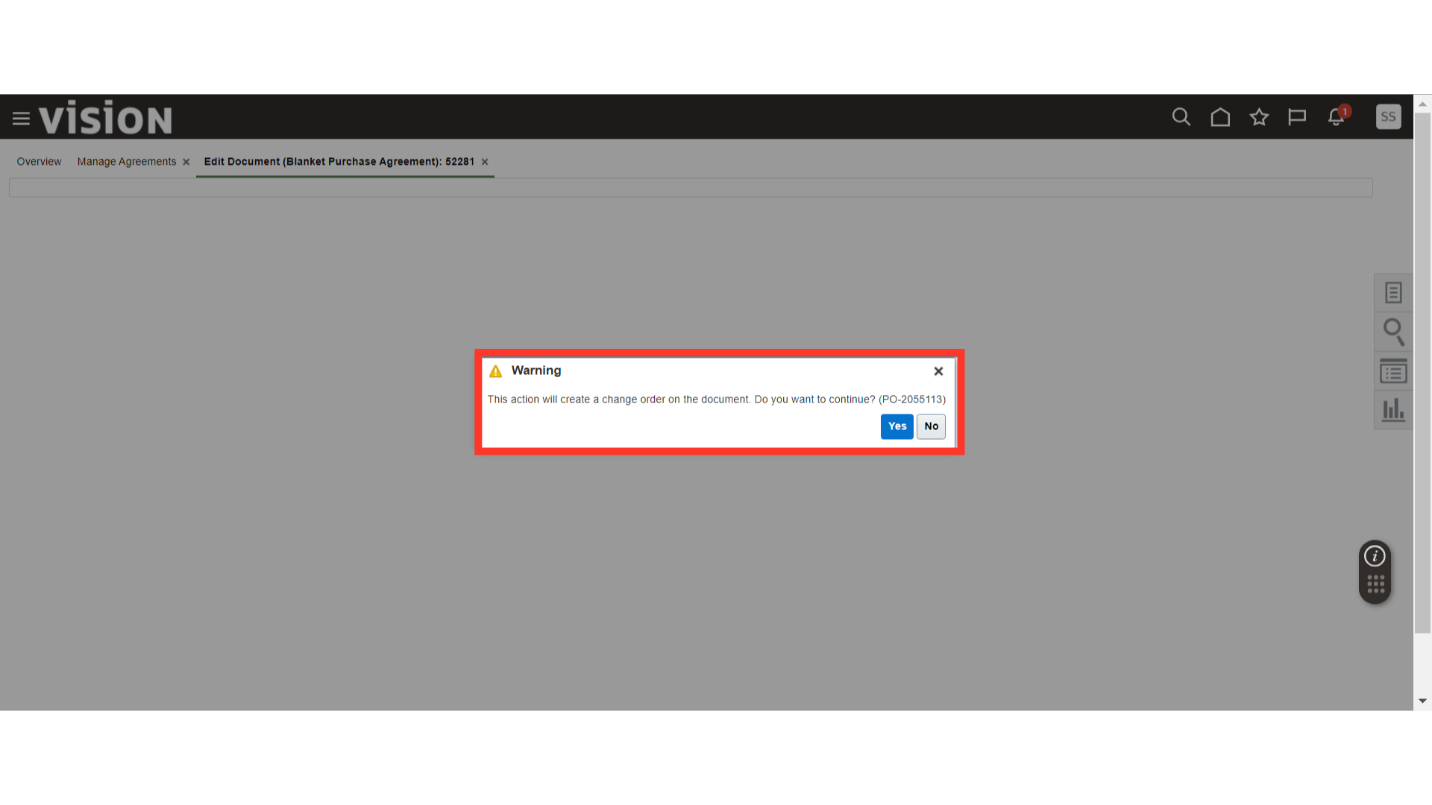 Click 'Yes'