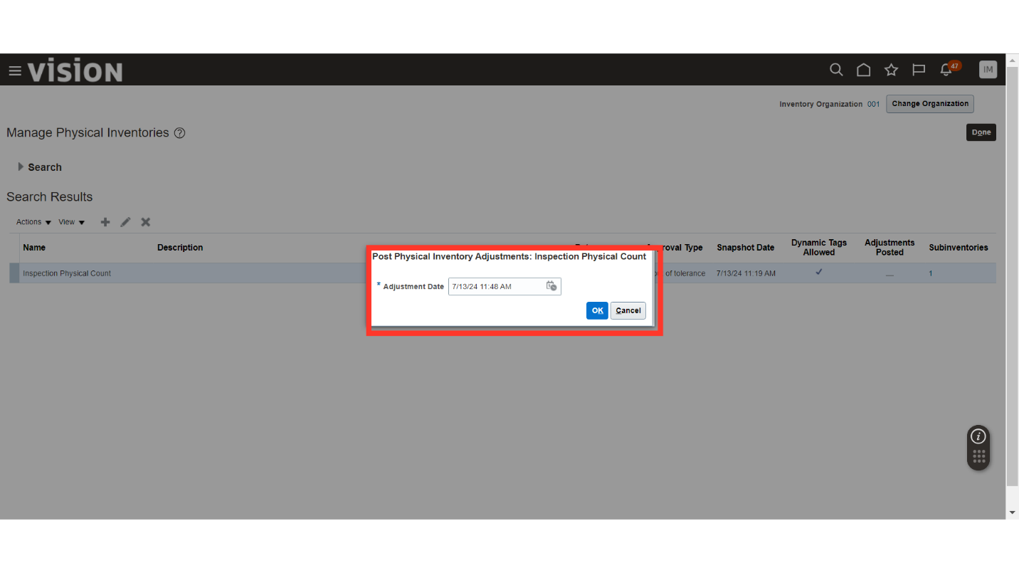 Click 'OK'