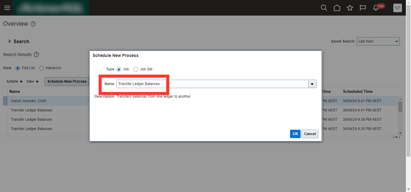 Click 'OK'