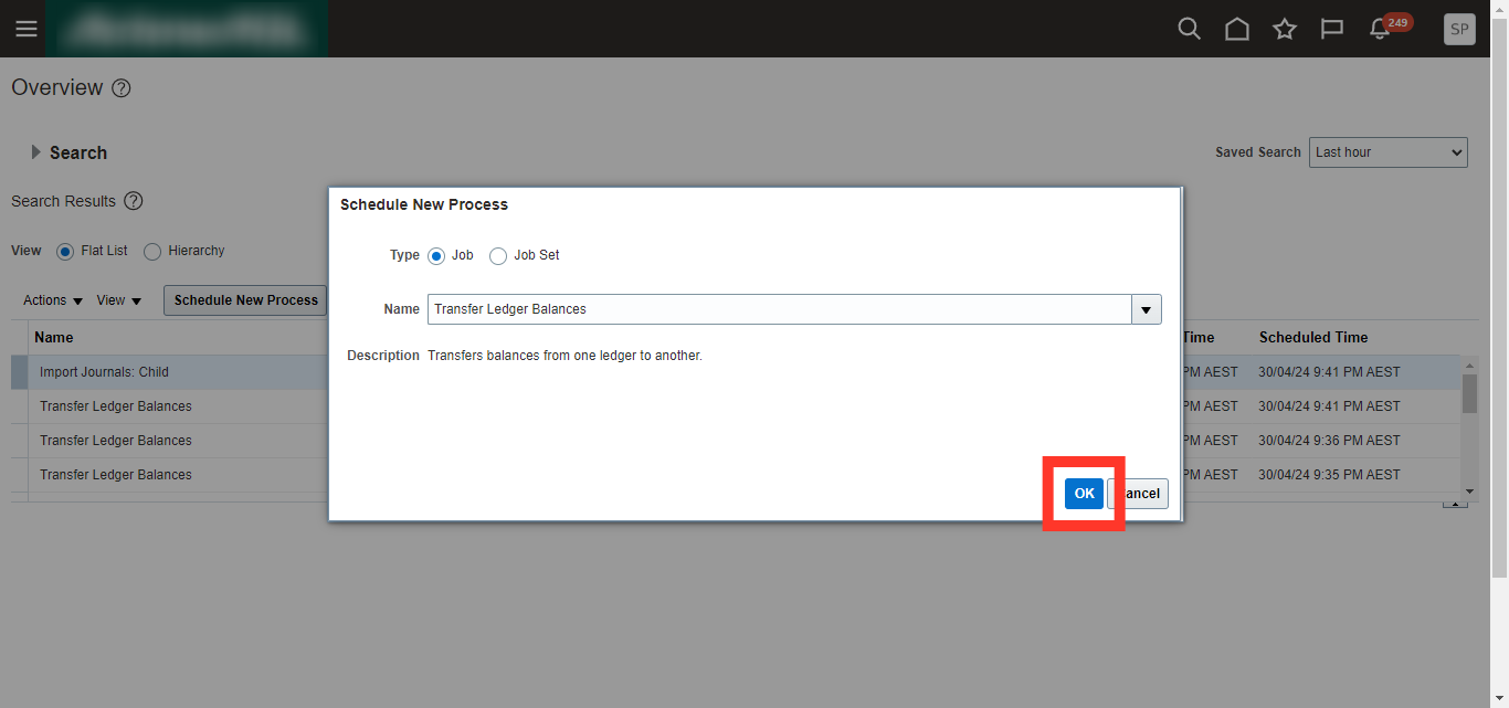 Click 'OK'